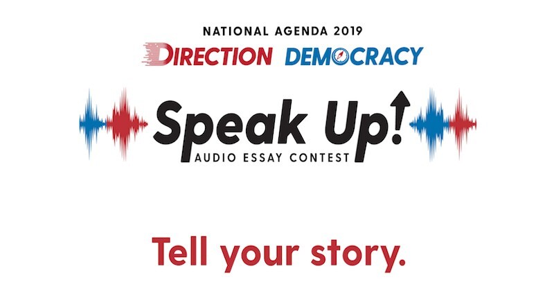 Hightlight photo for article, political communication student contest : Students speak up