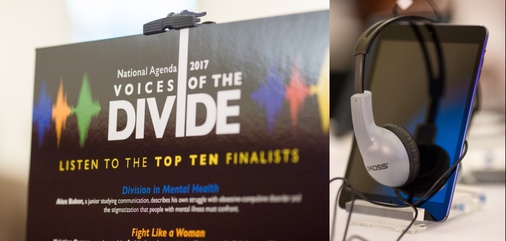 Voices Sign and Listening Station